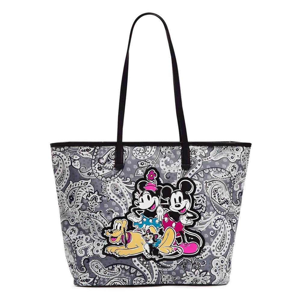 Vera Bradley Large Every Day Tote Mickey Mouse Piccadilly Paisley”. NWT